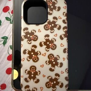 Amazon Gingerbread Design Phone Case - Brown and White